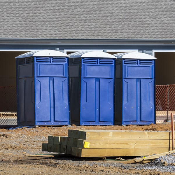 is there a specific order in which to place multiple porta potties in Bridgeport California